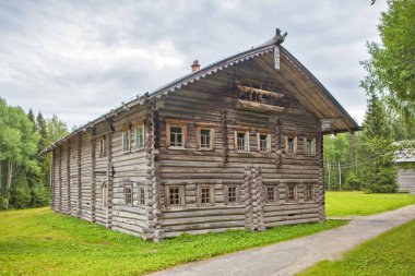 MALYE KORELY, RUSSIA - 21 AĞUSTOS 2017: Fotoğraf: Klokotova V.Y.A., 1879.