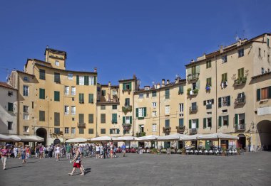 Amfitiyatro Meydanı. Lucca. İtalya. Çekim tarihi 18 Eylül 2018