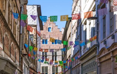 Beyler, BELGIUM - 6 Mayıs 2018: Fotoğraf Tarihi Merkezi. Şehir manzarası