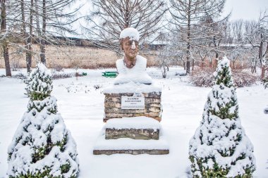 PORKHOV, RUSSIA - 23 ARALIK 2018: Kalacheva. Porkhov Kalesi.