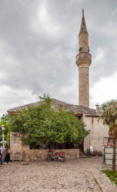 MOSTAR, BOSNIA VE HERZEGOVINA - MAYIS 02, 2019: Hacı Kurt Camii.