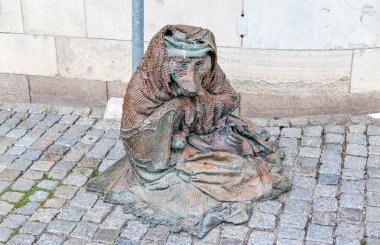 STOCKHOLM, SWEDEN - 3 Eylül 2017: Heykel Fotoğrafı 