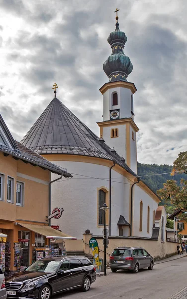 Εκκλησία Του Αγίου Αιγιδίου Σαιντ Γκίλγκεν Αυστρία Ημερομηνία Γυρισμάτων Σεπτεμβρίου — Φωτογραφία Αρχείου