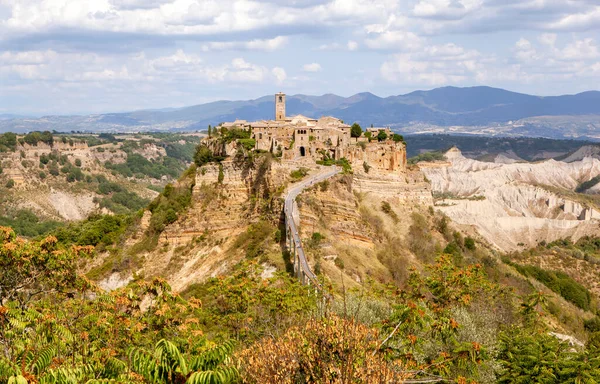 Civita Bagnoregio Ist Eine Mittelalterliche Burgstadt Italien — Stockfoto