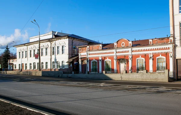 Das Historische Zentrum Von Nischni Tagil Akhaimowas Geschäft Und Das — Stockfoto