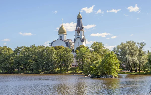 Church Saints Peter Paul Sestroretsk Petersburg Russia Date Shooting Aug — Stock Photo, Image