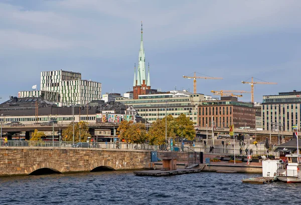 City Landscape Stockholm Sweden Date Shooting September 2018 — Stock Photo, Image