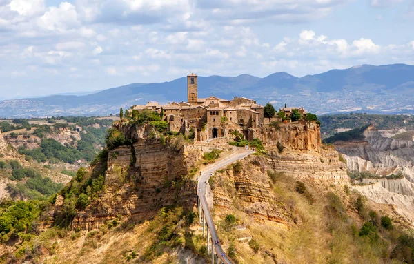 Civita Bagnoregio Uma Cidade Medieval Castelo Itália — Fotografia de Stock