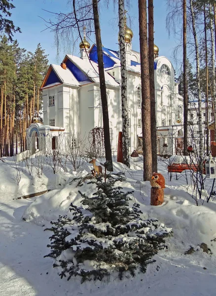 Вид Среднеуральского Монастыря Россия — стоковое фото