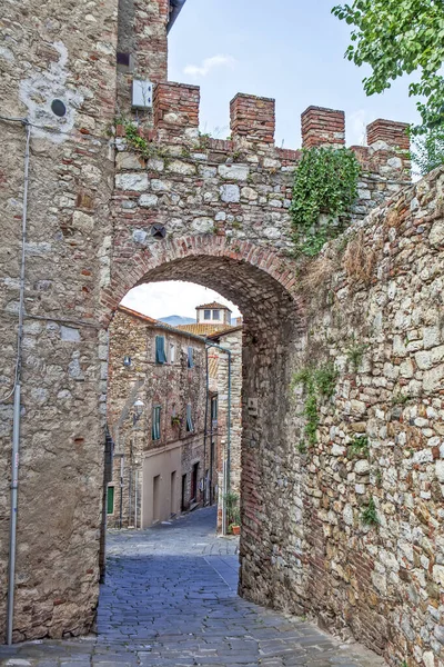 Old Streets Old Town Suvereto Suvereto Italy Date Filming September — Foto Stock