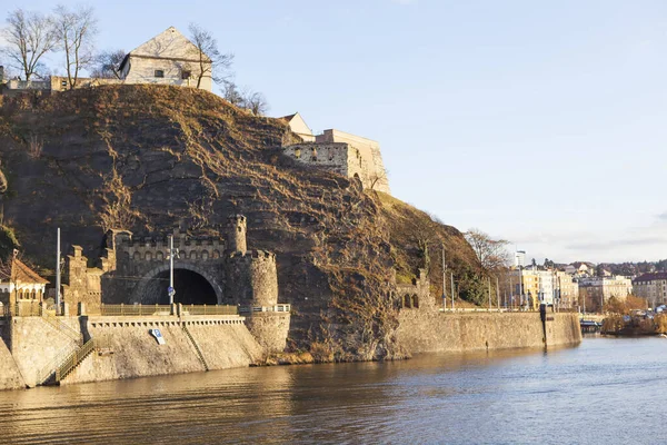 Vysehrad Vagyok Vysehrad Alagút Prága Cseh Köztársaság Lövés Dátuma December — Stock Fotó