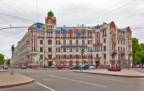 Edificio Apartamentos Keldahl San Petersburgo Rusia Fecha Rodaje Jun 2017 —  Fotos de Stock