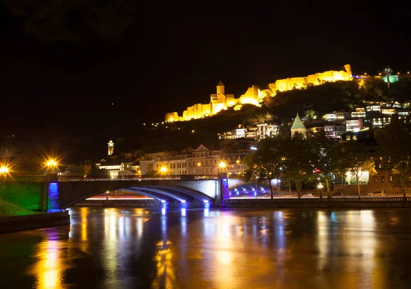 Night Tbilisi Georgia Date Shooting May 2017 — Stock Photo, Image