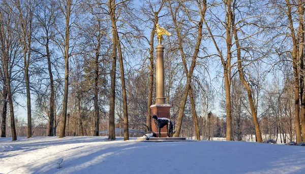 Andrianovo Rusia Noviembre 2018 Foto Columna Conmemorativa Erigida Con Motivo — Foto de Stock