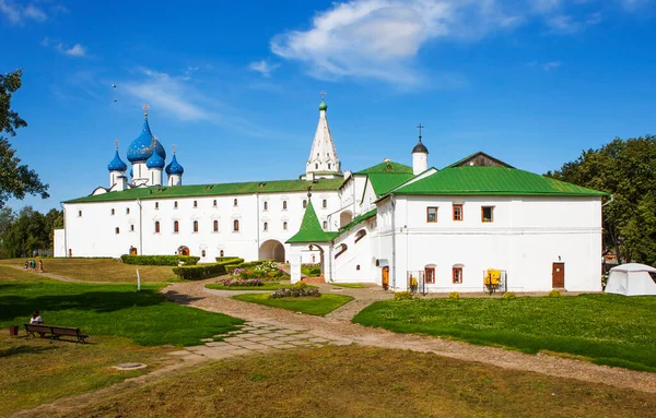 スズダル クレムリンのパノラマ スズダル ウラジーミル地方 黄金の指輪 ロシアだ 平成29年8月2日撮影 — ストック写真