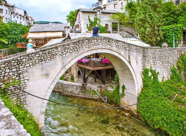 Mostar Bosnia Herzegovina Мая 2019 Года Фото Живописного Пейзажа Вдоль — стоковое фото