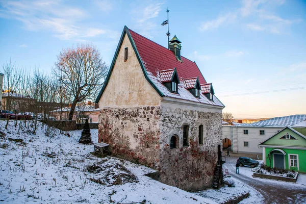 Burger Birtok Egy Gazdag Városlakó Egykori Otthona Századé Vyborg Vagyok — Stock Fotó