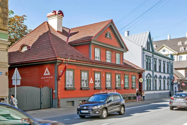 Almiis Restaurant Alchemist Lachplesa Riga Latvia Date Shooting Aug 2018 — Stock Photo, Image