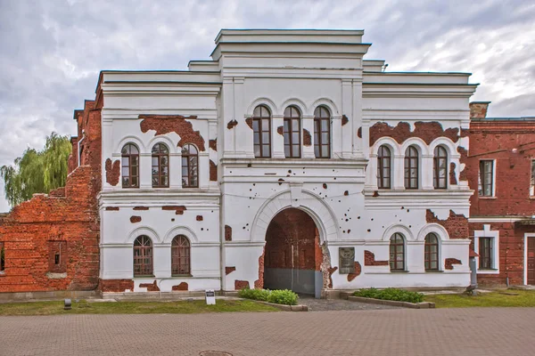 Brest Belarus July 2018 Photo Kholm Gate 纪念建筑群 布列斯特要塞 — 图库照片