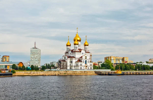 Catedral Del Arcángel Miguel Arkhangelsk Rusia Fecha Tomada Agosto 2017 — Foto de Stock