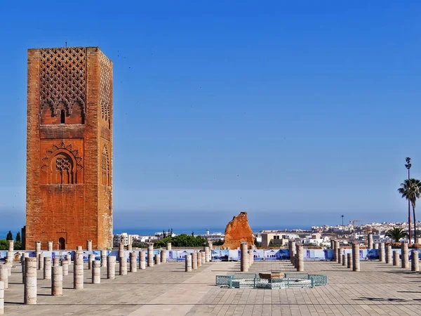 Rabat Morocco Juni 2013 Foto Memorial Komplex Platsen För Ruinerna — Stockfoto