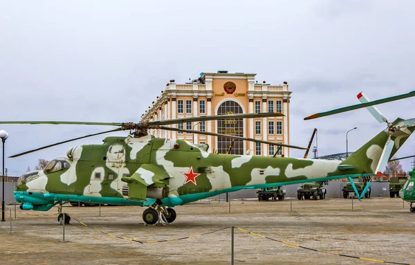Verkhnyaya Pyshma Russia April 2018 Foto Van Sovjet Staking Helikopter — Stockfoto