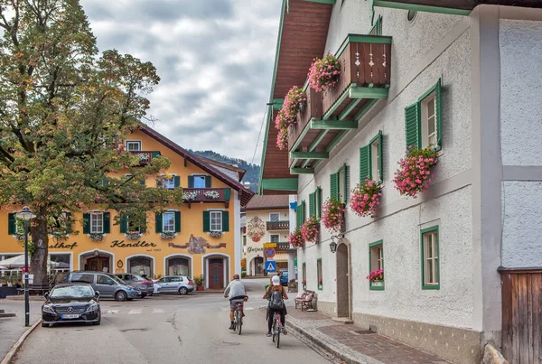 Straßen Der Altstadt Gilgen Österreich Datum Der Dreharbeiten September 2018 — Stockfoto