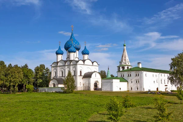 Panorama Des Kremls Von Susdal Susdal Wladimir Gebiet Goldener Ring — Stockfoto