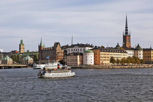 Şehir Manzarası Stockholm Sveç Çekim Tarihi Eylül 2018 — Stok fotoğraf