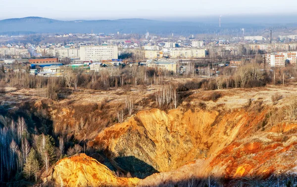 Карьера Вид Индустрию Высокой Горы Нижний Тагил Дата Выхода Эфир — стоковое фото