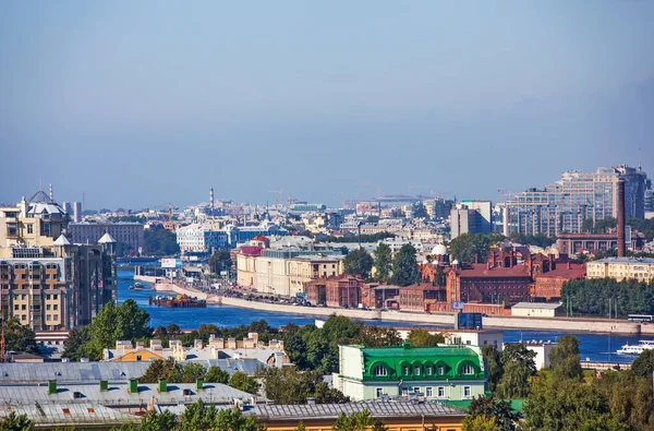 Санкт Петербург Міський Ландшафт Історичний Центр Верхній Вид Дзвіниці Смольного — стокове фото