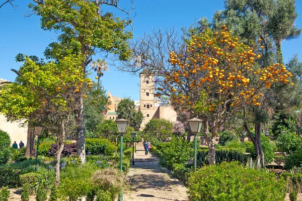 Andalusiska Trädgårdar Rabat Datum För Fotografering Juni 2013 — Stockfoto