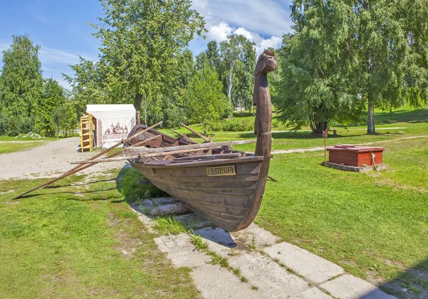 Vieux Bateau Sur Territoire Monastère Kirillo Belozersky Kirillov Oblast Vologodskaya — Photo