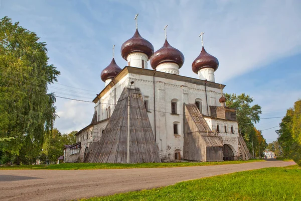 Natividade Catedral Cristo Kargopol Região Arkhangelsk Rússia Data Tomada Ago — Fotografia de Stock