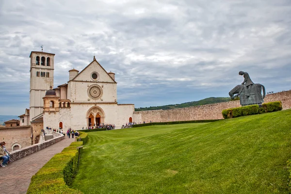 Assisi Italia Basilica San Francesco Data Delle Riprese Maggio 2014 — Foto Stock