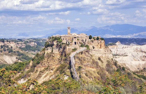 Civita Bagnoregio Uma Cidade Medieval Castelo Itália — Fotografia de Stock