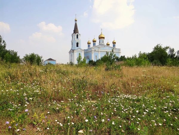 Die Kirche Der Fürbitte Der Gottesmutter Kamensk Uralski Gebiet Swerdlowsk — Stockfoto