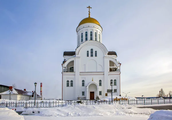 Igreja São Miguel Arcanjo Cidade Revda Região Sverdlovsk Russia Data — Fotografia de Stock