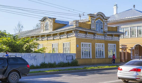 Casa Tio Gilyai Chernyshevsky Street Vologda Rússia Data Tiroteio Agosto — Fotografia de Stock