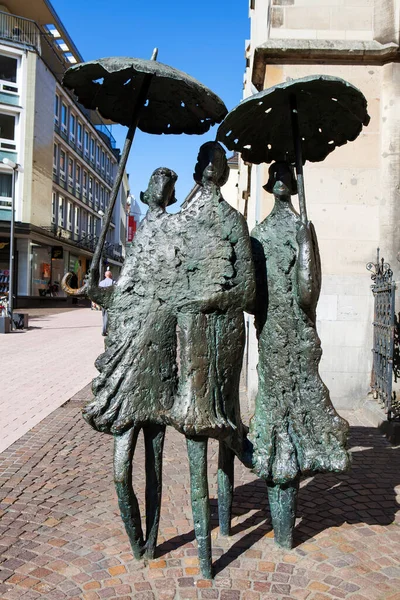 Aachen Deutschland Mai 2018 Foto Der Skulptur Aachener Modefrauen — Stockfoto
