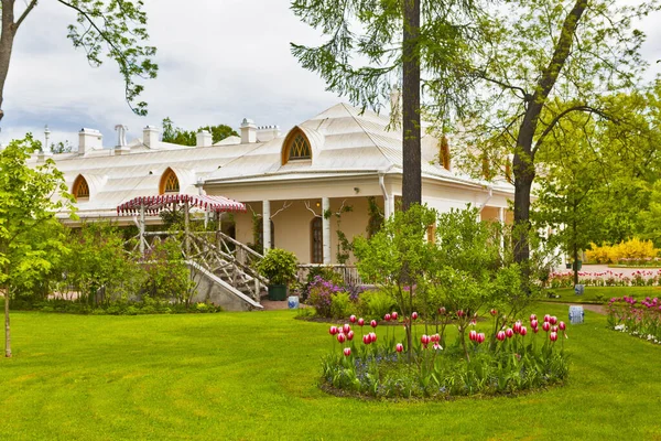 Farmer Palace Alexandria Park Peterhof Petersburga Rosja Data Strzelaniny Czerwca — Zdjęcie stockowe