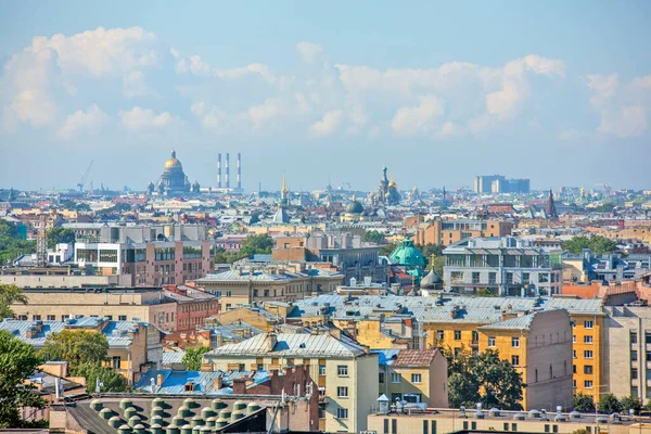 San Petersburgo Paisaje Urbano Centro Histórico Vista Superior Desde Campanario — Foto de Stock