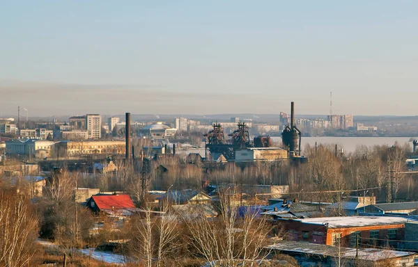 Vysokaya Dağından Tarihi Şehir Merkezi Manzarası Nizhny Tagil Sverdlovsk Bölgesi — Stok fotoğraf