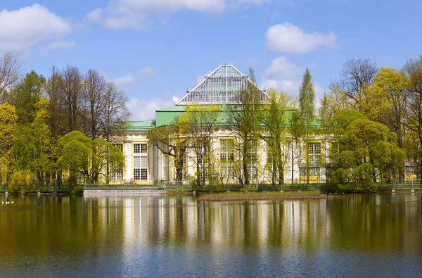 Tauride Gardens Tauride Palace Pond Petersburg Russia Date Shooting May — Stock Photo, Image