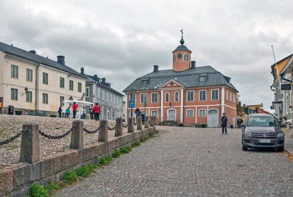 Town Hall Porvoo Finland Date Filming September 2018 — Stock Photo, Image