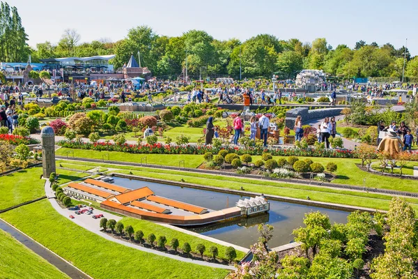 Holanda Miniatura Parque Escena Luz Del Sol Haya Países Bajos — Foto de Stock