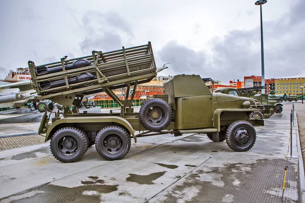 Verkhnyaya Pyshma Russia April 2018 Foto Van Reactief Artillerie Bataljon — Stockfoto