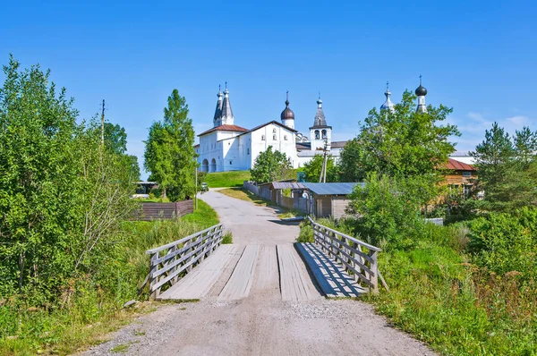 Old Wooden Church Village — Stock Photo, Image