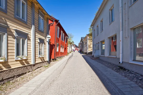 Stare Ulice Porvoo Finlandia Data Fotografowania Maja 2018 — Zdjęcie stockowe