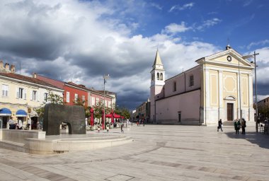 POREC, CROATIA - MAYIS 06, 2019: Meleklerin Kilisesi 'nin Fotoğrafı.